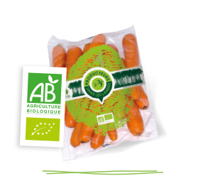 Sachet de carottes bio des Landes